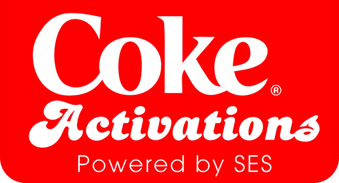 A partial Coca-Cola logo with 'Activation' text on red background.